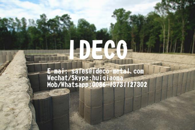 HESCO Concertainer Unit, HESCO MIL Defensive Barriers for Accommodation Bunkers, Ammunition Storage Bastions