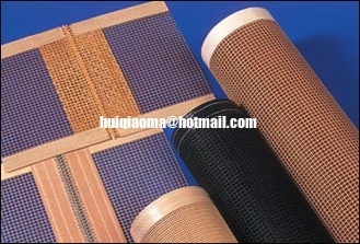 China Process Fiberglass Dryer Belt, PTFE Coated Fiberglass Mesh Belts,Print Dryers Screen supplier