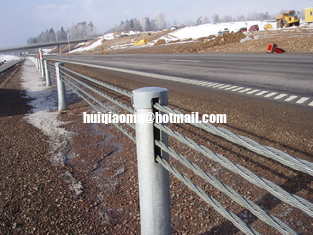 China Galvanized Wire Rope FLEX FENCE,Road Side or Median Safety Barriers supplier