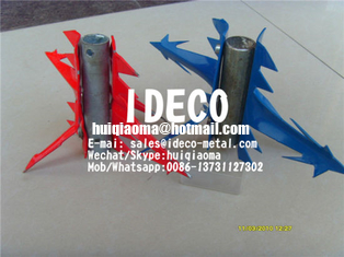 China Herses Rotatives Quadro Wall Spikes, Rotating Security Fence Spikes, Rotary Razors, Rotator Roller for Military Base supplier