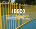 Colorful Steel Bow Top Railing Fences, Decorative Metal Hoop Top Security Fences, Ornamental Hairpin Railings supplier